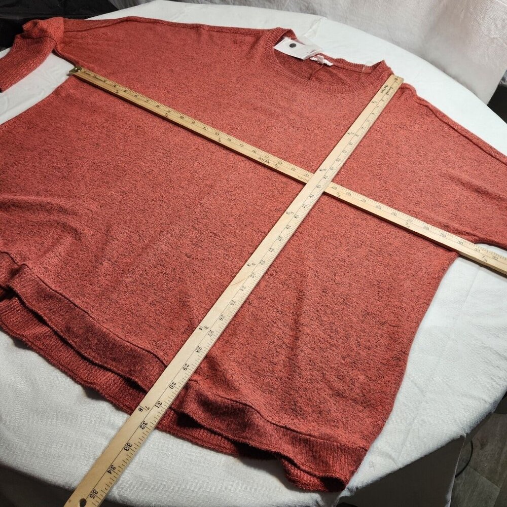 Westbound Womens Size 3X orange rusted Crew Neck Long Sleeve Pullover Sweater 23 - Picture 5 of 9